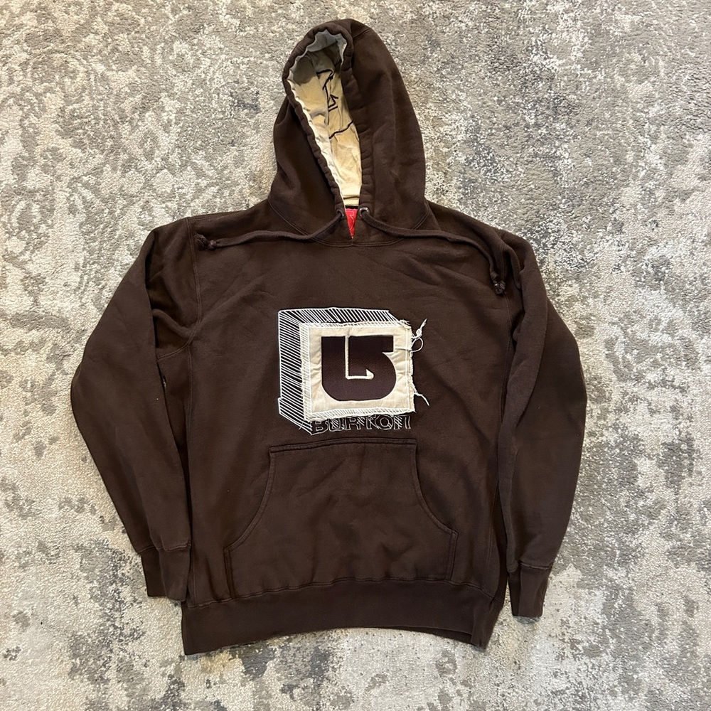 Y2K Brown Medium Burton Hoodie